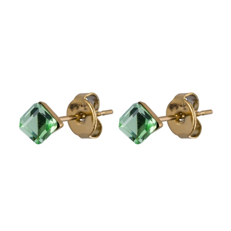Пусеты Fiore Luna,  Peridot, SWE2127/1 PE G